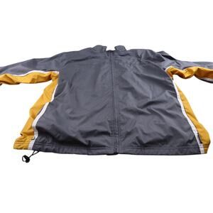 Reebok Gray and Yellow Windbreaker Jacket Men's‎ 2XL